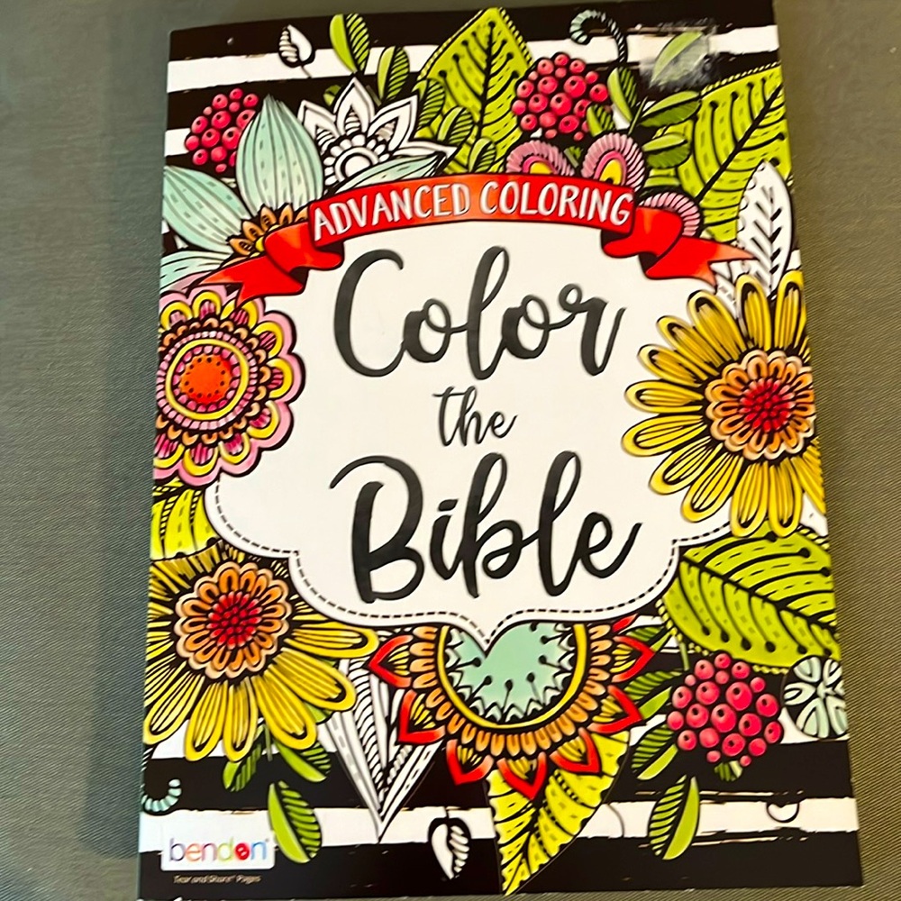 Advance coloring book by Bendon “Color The Bible 32 pages